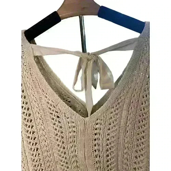 Chelsea And Theodore Sleeveless Sweater Ivy Bow Size Large‎ - Picture 4 of 14